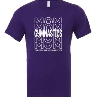 BELLA + CANVAS Jersey Tee Gymnastics Mom Stacked