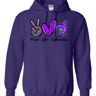 Gildan Cotton Hoodie Era Faux Glitter