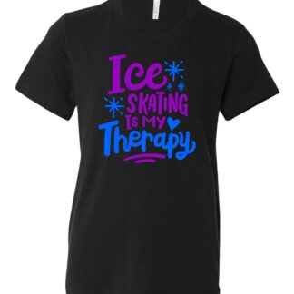Ice Skating is my therapy Bella Short Sleeve