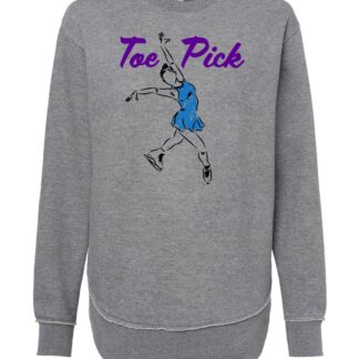 Toe Pick LAT Women's Weekend Fleece Crewneck Sweatshirt