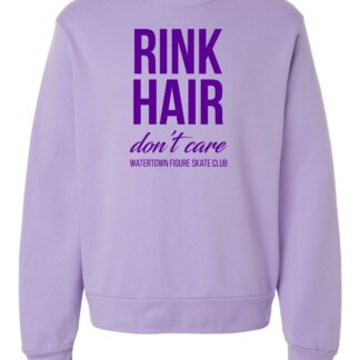 Rink Hair BELLA + CANVAS Unisex Sponge Fleece Classic Crewneck Sweatshirt