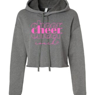 Cheer Coach Crop Hoodie