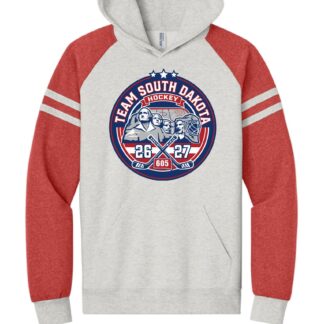 TSD RUSH Jerzees® Unisex NuBlend® Varsity Colorblock Hooded Sweatshirt