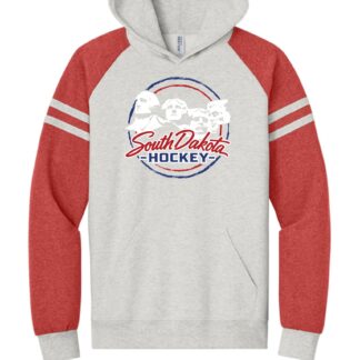 Rush TSD Logo Jerzees® Unisex NuBlend® Varsity Colorblock Hooded Sweatshirt