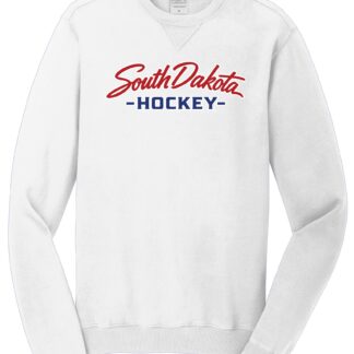 South Dakota Hockey Port & Co™ Beach Wash® Garment-Dyed Crewneck Sweatshirt