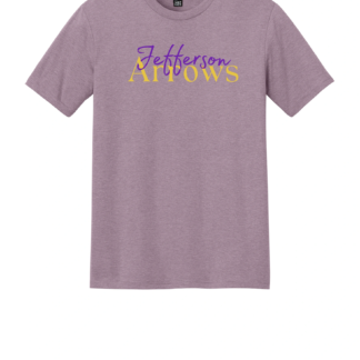 Full Logo Jefferson Arrows 2 Color DM130 District® Perfect Tri® Tee