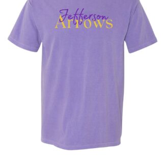 Full Logo Jefferson Arrows 2 Color Comfort Colors Unisex Garment-Dyed Heavyweight T-Shirt