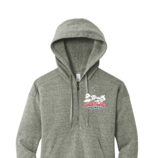 District® Women’s Perfect Tri® Fleece 1/2-Zip Pullover with faces LARGE