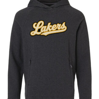 North End Men's Spirit Textured Hooded Pullover with Lakers Applique