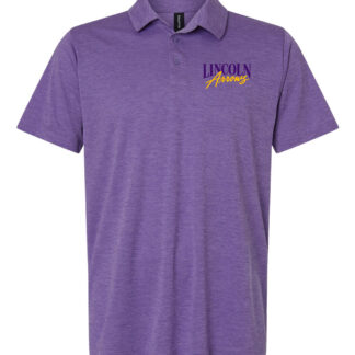 Lincoln Arrows Men's Pro-Lock Performance Mélange Polo