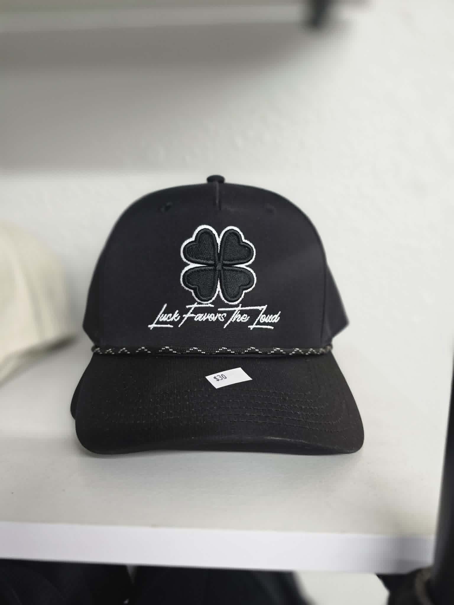 Luck Favors The Loud Black Cap